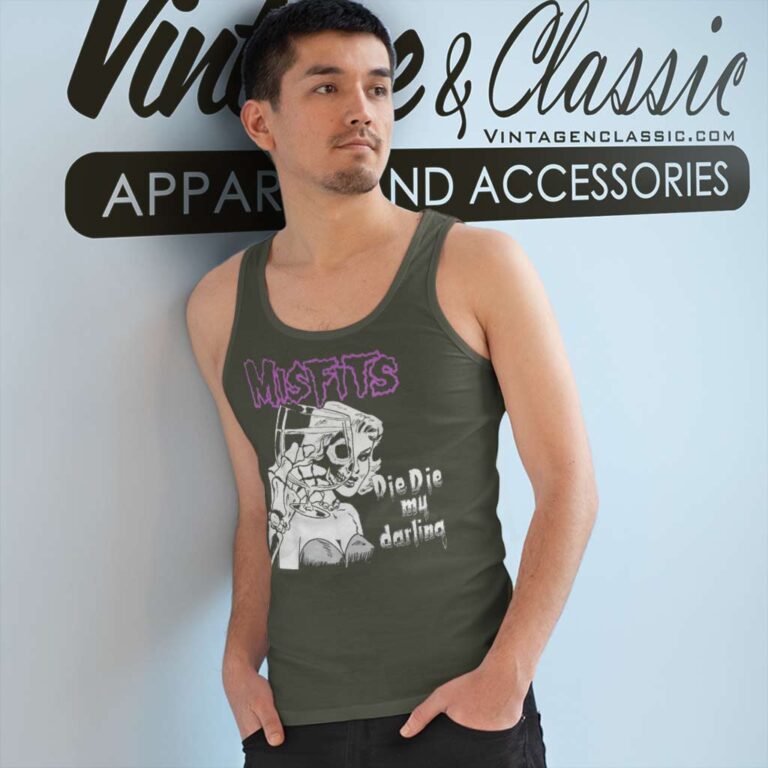 Song Die Die My Darling Misfits Tank Top Racerback Song Die Die My Darling Misfits Tank Top Racerback