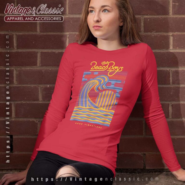Song Good Vibrations Beach Boys Longsleeves Song Good Vibrations Beach Boys Longsleeves