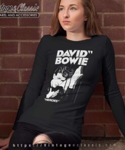 Song Heroes David Bowie Long Sleeve Tee