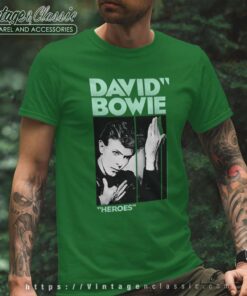 Song Heroes David Bowie T Shirt