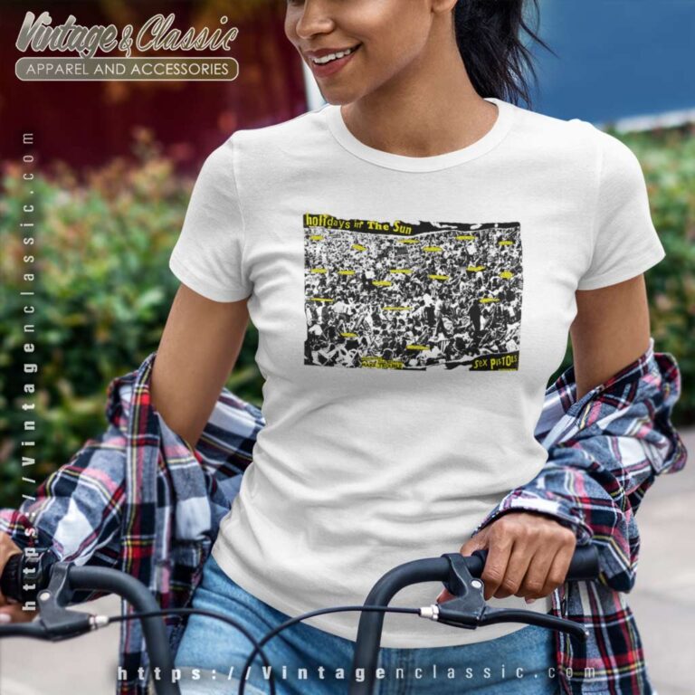 Song Holidays In The Sun Sex Pistols Women TShirt Song Holidays In The Sun Sex Pistols Women TShirt