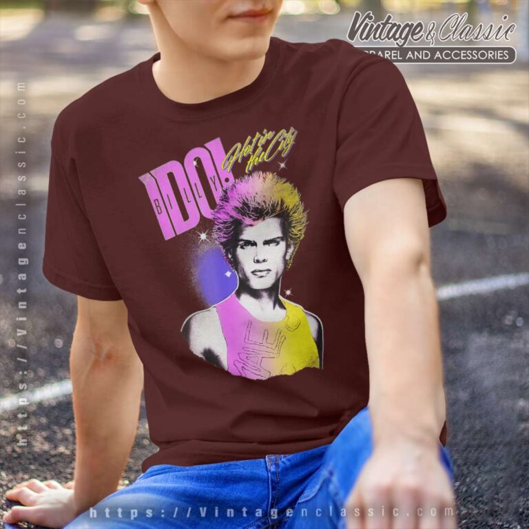 Song Hot In The City Billy Idol T Shirt Song Hot In The City Billy Idol T Shirt