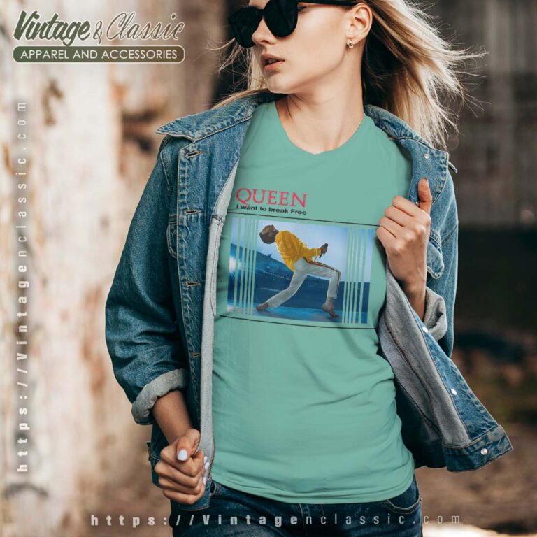 Song I Want To Break Free Queen Vneck Song I Want To Break Free Queen Vneck