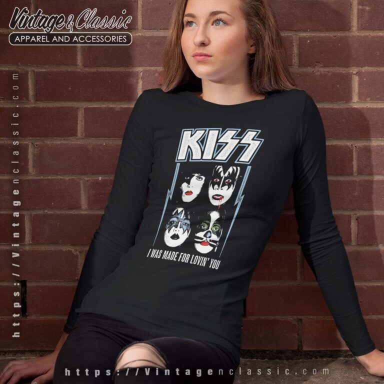 Song I Was Made For Lovin You Kiss Longsleeves Song I Was Made For Lovin You Kiss Longsleeves