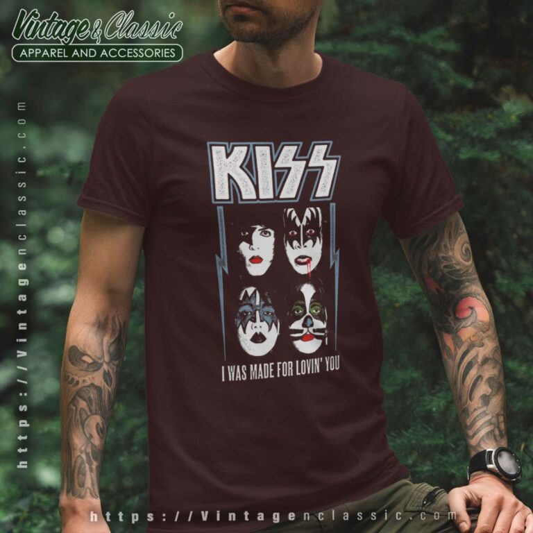 Song I Was Made For Lovin You Kiss Shirt Song I Was Made For Lovin You Kiss Shirt