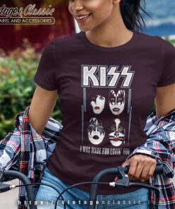 Song I Was Made For Lovin You Kiss Tshirt