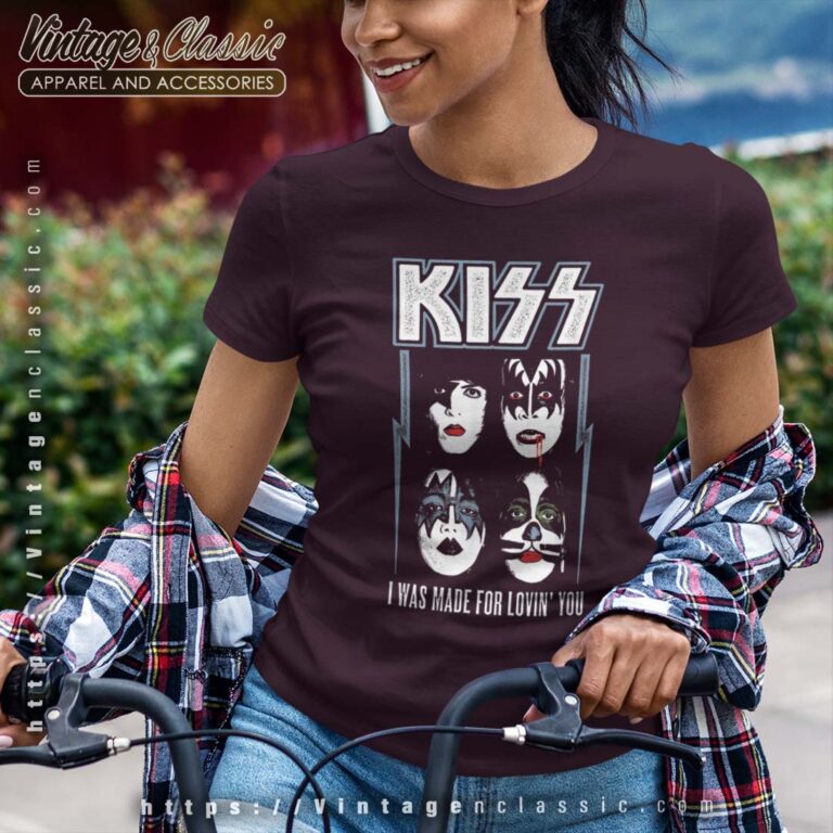 Song I Was Made For Lovin You Kiss Tshirt Song I Was Made For Lovin You Kiss Tshirt