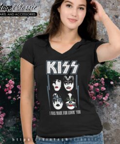 Song I Was Made For Lovin You Kiss Vneck