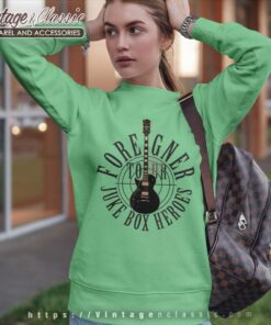 Song Juke Box Heroes Foreigner Sweatshirt