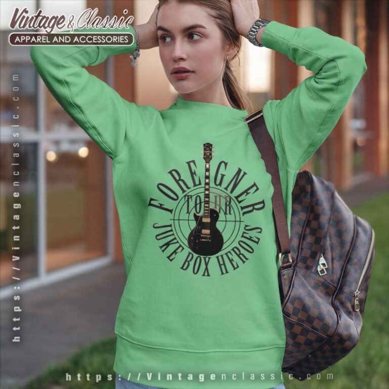 Song Juke Box Heroes Foreigner Sweatshirt Song Juke Box Heroes Foreigner Sweatshirt