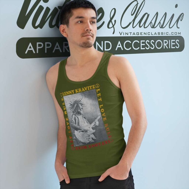 Song Let Love Rule Lenny Kravitz Tank Top Racerback Song Let Love Rule Lenny Kravitz Tank Top Racerback