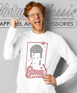 Song Moonage Daydream David Bowie Long Sleeve Tee