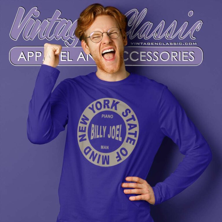 Song New York State Of Mind Billy Joel Long Sleeve Tee Song New York State Of Mind Billy Joel Long Sleeve Tee