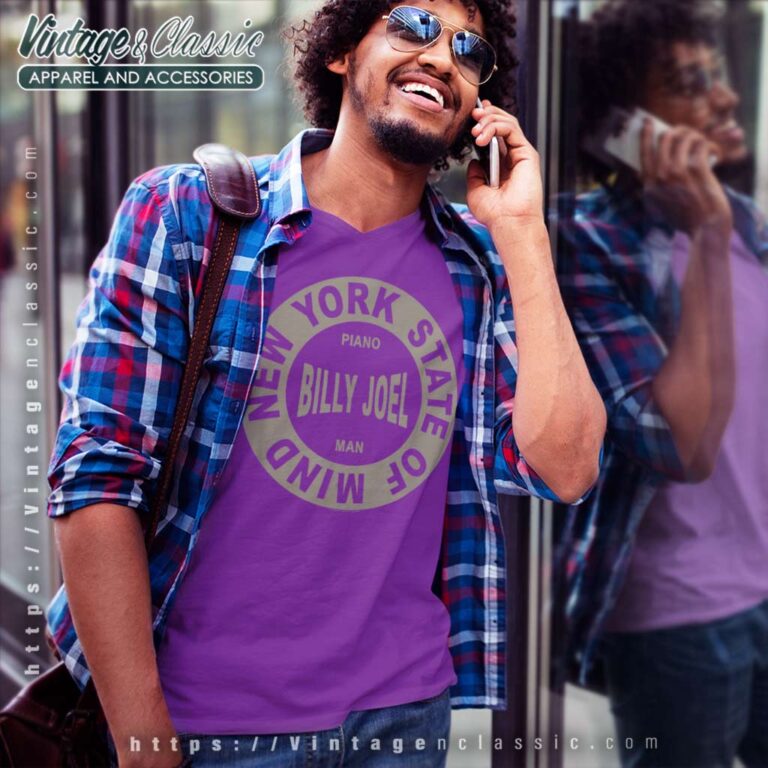 Song New York State Of Mind Billy Joel V Neck TShirt Song New York State Of Mind Billy Joel V Neck TShirt