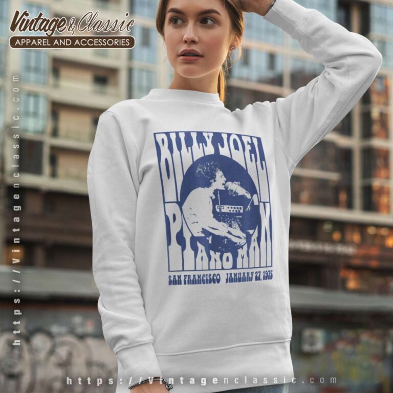 Song Piano Man 1975 Billy Joel Sweatshirt Song Piano Man 1975 Billy Joel Sweatshirt
