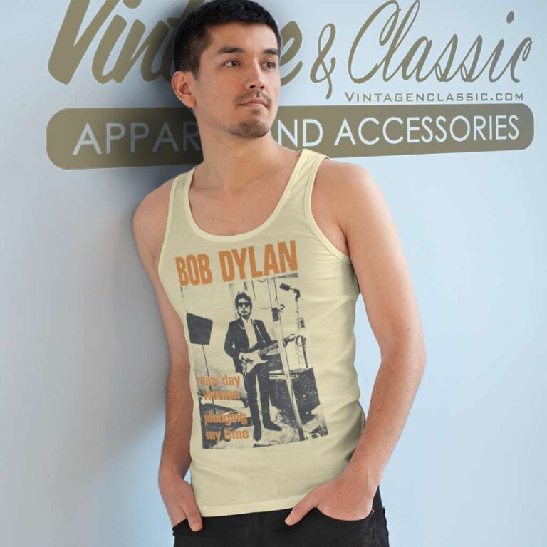 Song Rainy Day Women 12 35 Bob Dylan Tank Top Racerback Song Rainy Day Women 12 35 Bob Dylan Tank Top Racerback