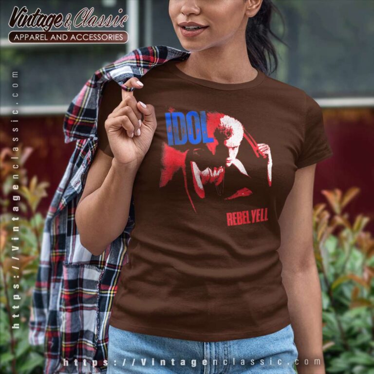 Song Rebel Yell Billy Idol Women TShirt Song Rebel Yell Billy Idol Women TShirt