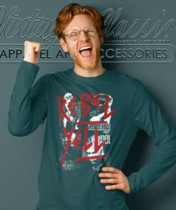 Song Rebel Yell Tour Billy Idol Long Sleeve Tee
