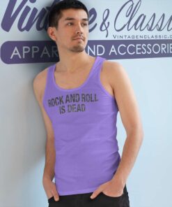 Song Rock And Roll Is Dead Lenny Kravitz Tank Top Racerback