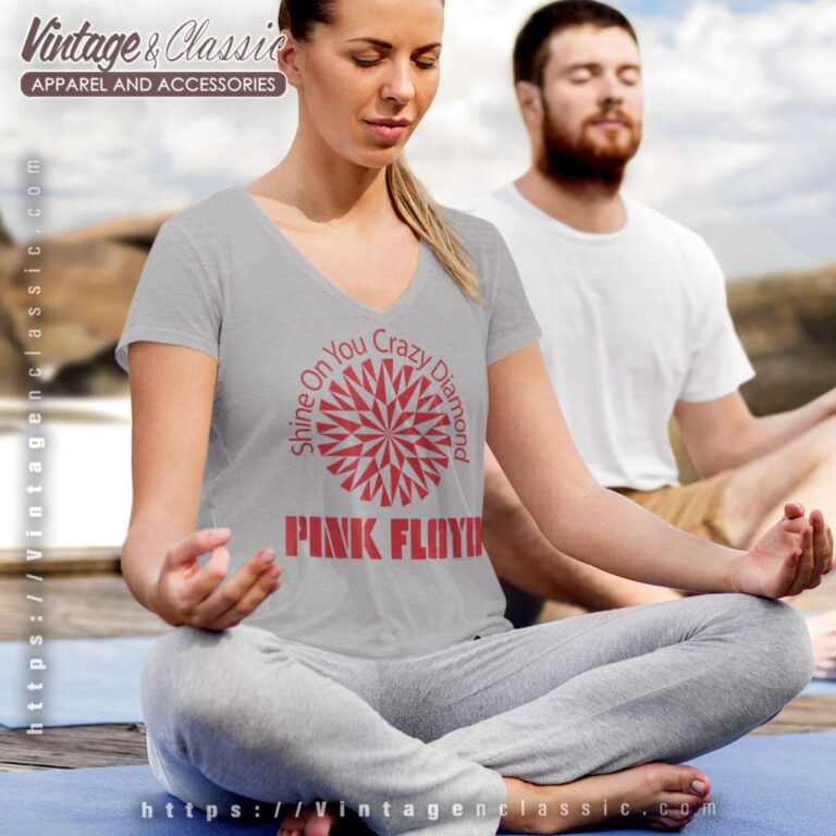 Song Shine On You Crazy Diamond Pink Floyd Shirt V Neck TShirt Song Shine On You Crazy Diamond Pink Floyd Shirt V Neck TShirt