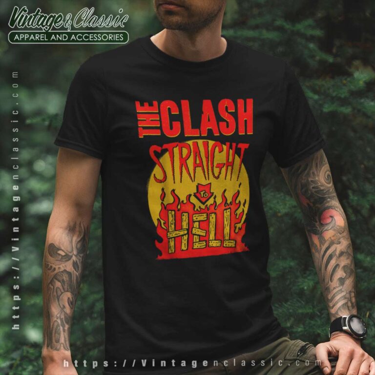 Song Straight To Hell The Clash T Shirt Song Straight To Hell The Clash T Shirt