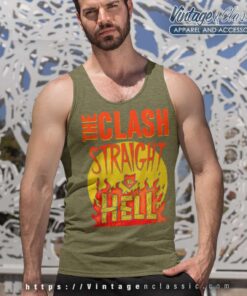 Song Straight To Hell The Clash Tank Top Racerback