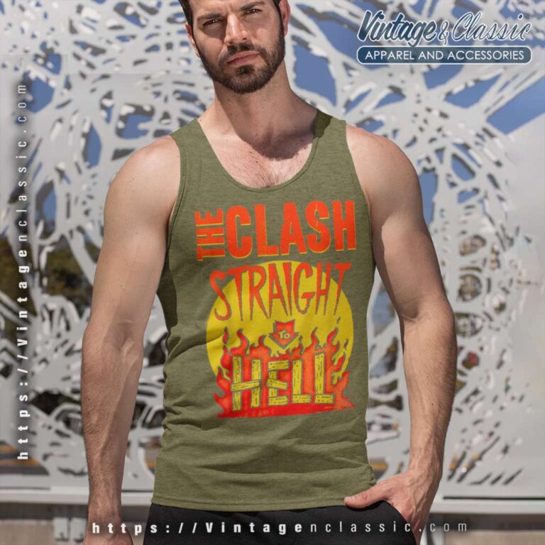 Song Straight To Hell The Clash Tank Top Racerback Song Straight To Hell The Clash Tank Top Racerback