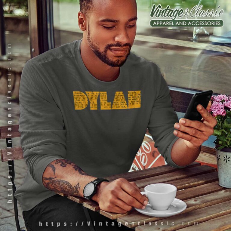 Song Subterranean Homesick Blues Bob Dylan Sweatshirt Song Subterranean Homesick Blues Bob Dylan Sweatshirt