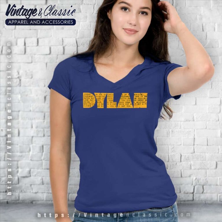 Song Subterranean Homesick Blues Bob Dylan V Neck TShirt Song Subterranean Homesick Blues Bob Dylan V Neck TShirt