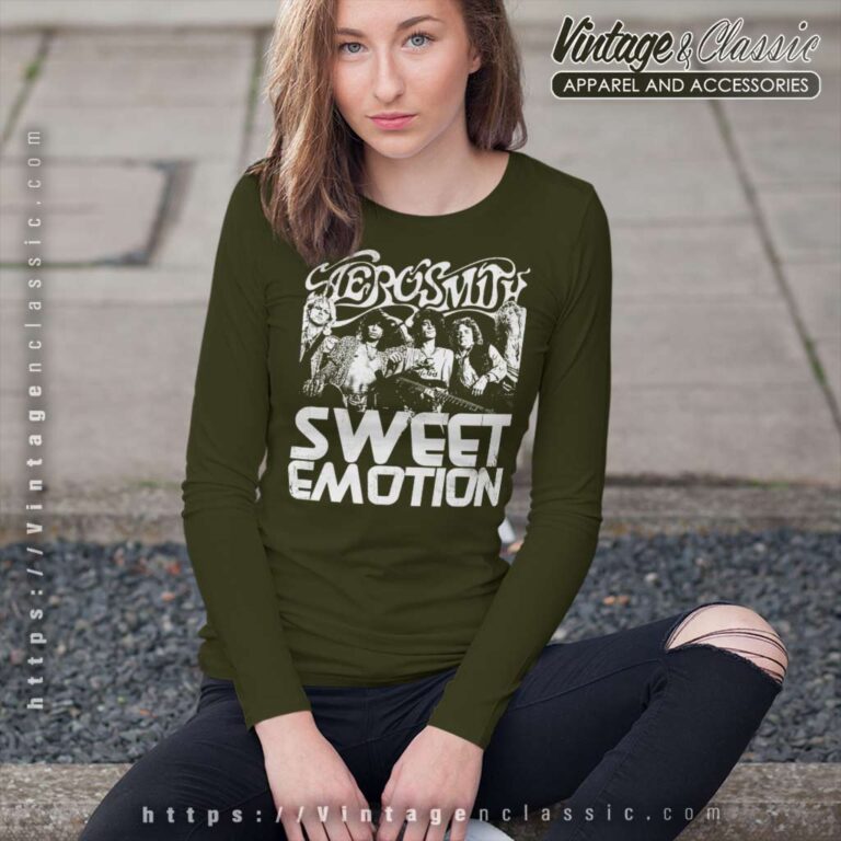 Song Sweet Emotion Aerosmith Long Sleeve Tee 1 Song Sweet Emotion Aerosmith Long Sleeve Tee 1