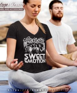 Song Sweet Emotion Aerosmith Shirt 6 Song Sweet Emotion Aerosmith V Neck TShirt 1