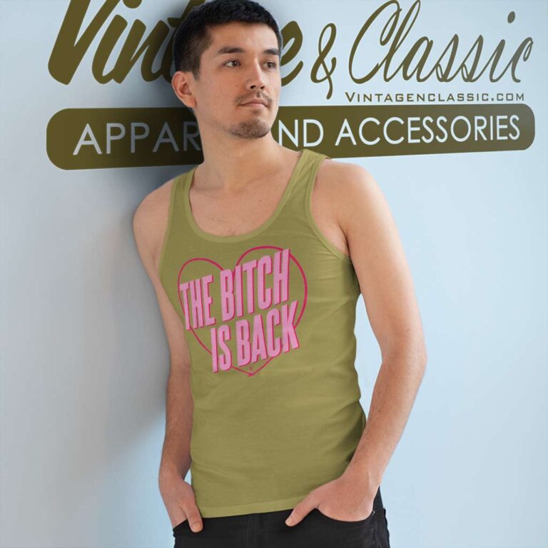 Song The Bitch Is Back Elton John Tank Top Racerback Song The Bitch Is Back Elton John Tank Top Racerback