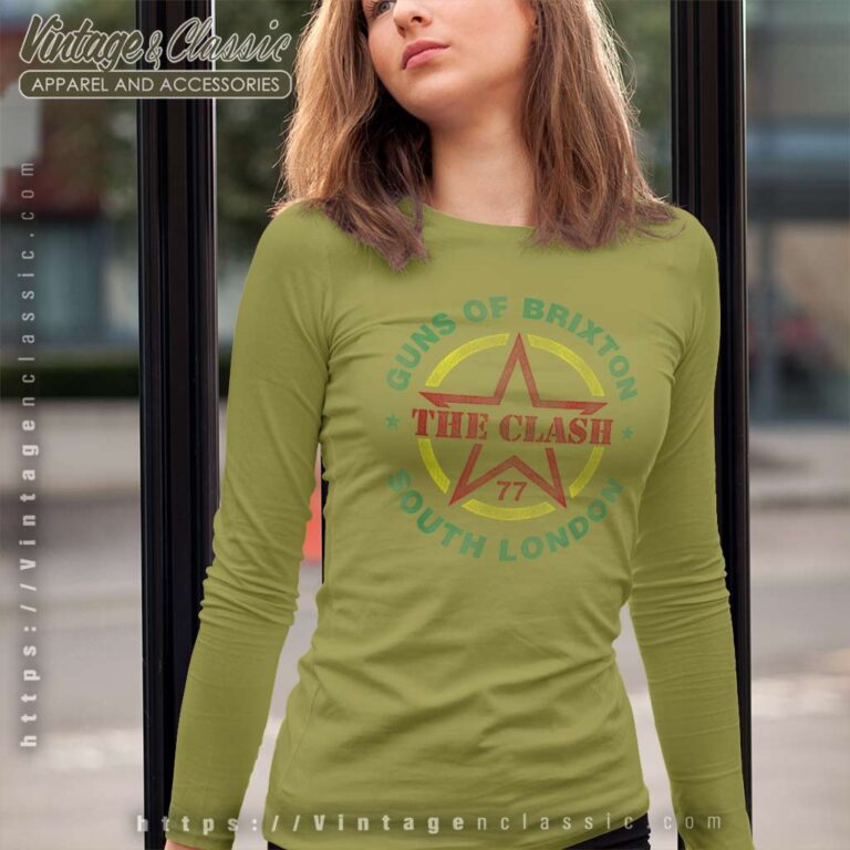 Song The Guns Of Brixtonthe Clash Long Sleeve Tee Song The Guns Of Brixtonthe Clash Long Sleeve Tee