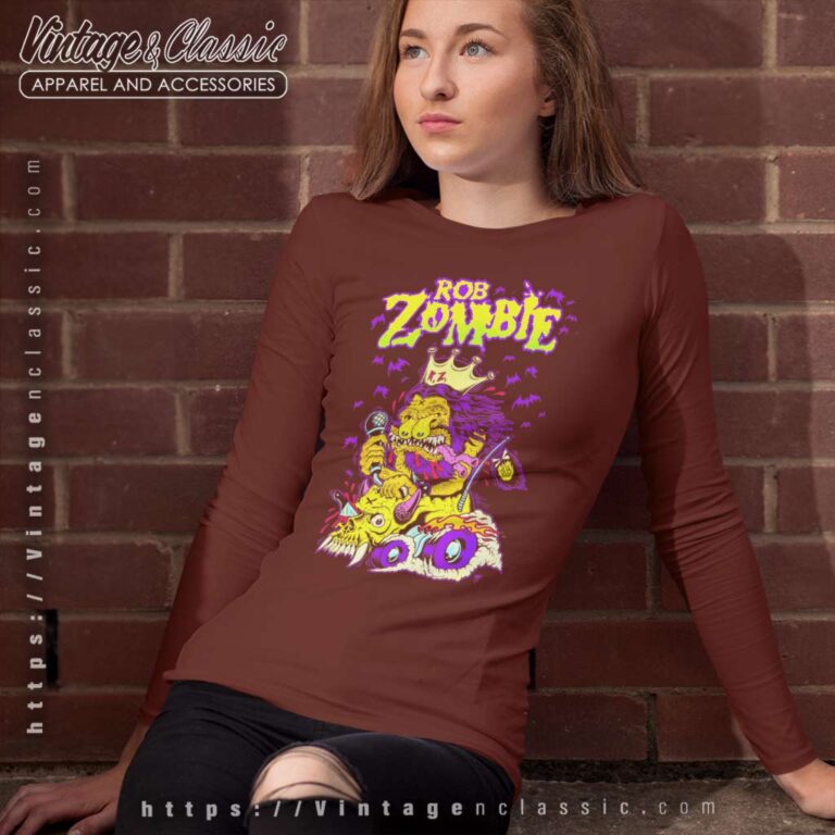 Song The Triumph Of King Freak Rob Zombie Long Sleeve Tee Song The Triumph Of King Freak Rob Zombie Long Sleeve Tee