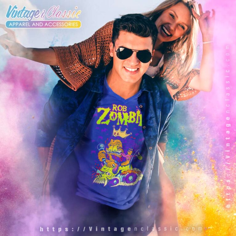 Song The Triumph Of King Freak Rob Zombie V Neck TShirt Song The Triumph Of King Freak Rob Zombie V Neck TShirt