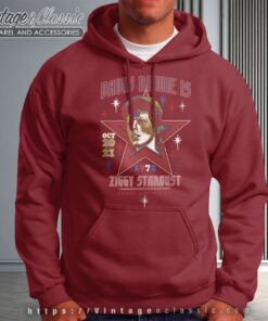 Song Ziggy Stardust David Bowie Hoodie
