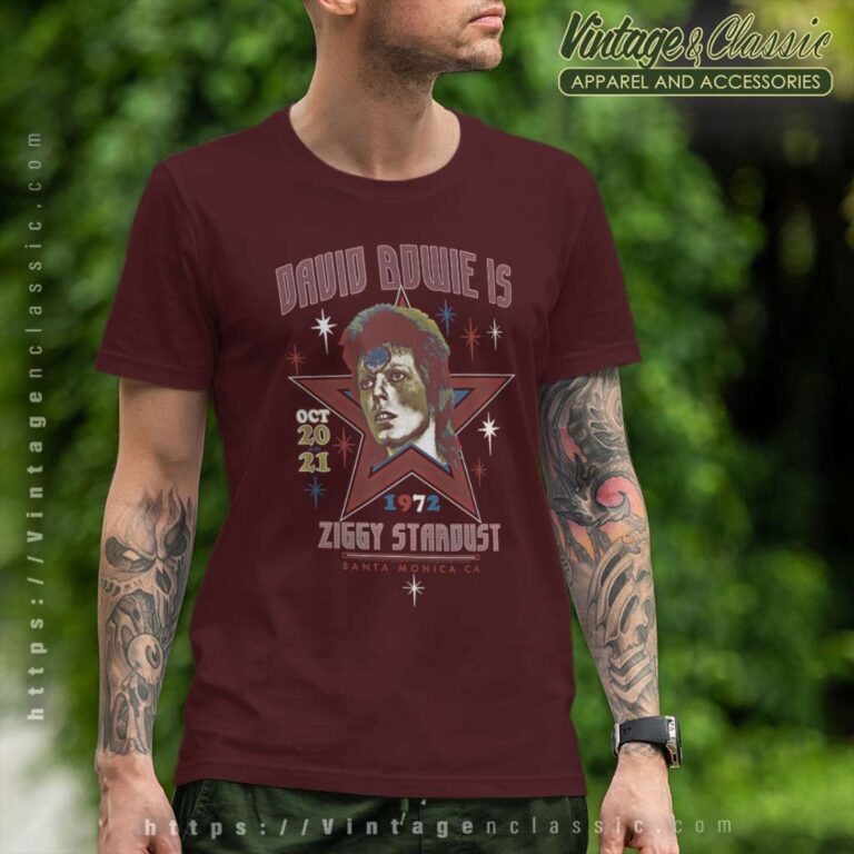 Song Ziggy Stardust David Bowie T Shirt Song Ziggy Stardust David Bowie T Shirt