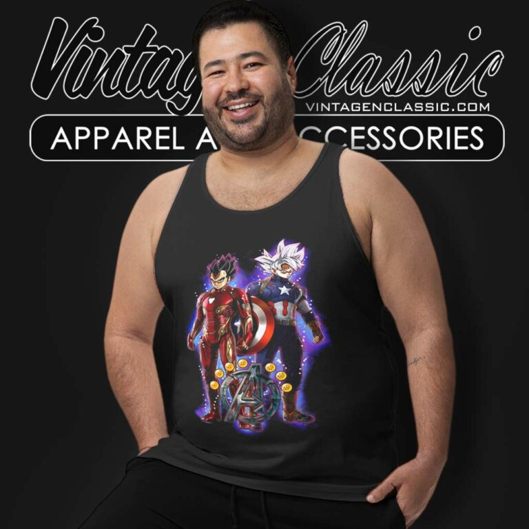 Songoku Vs Vegeta Dragon Ball Marvel Avengers Endgame Tank Top Racerback Songoku Vs Vegeta Dragon Ball Marvel Avengers Endgame Tank Top Racerback