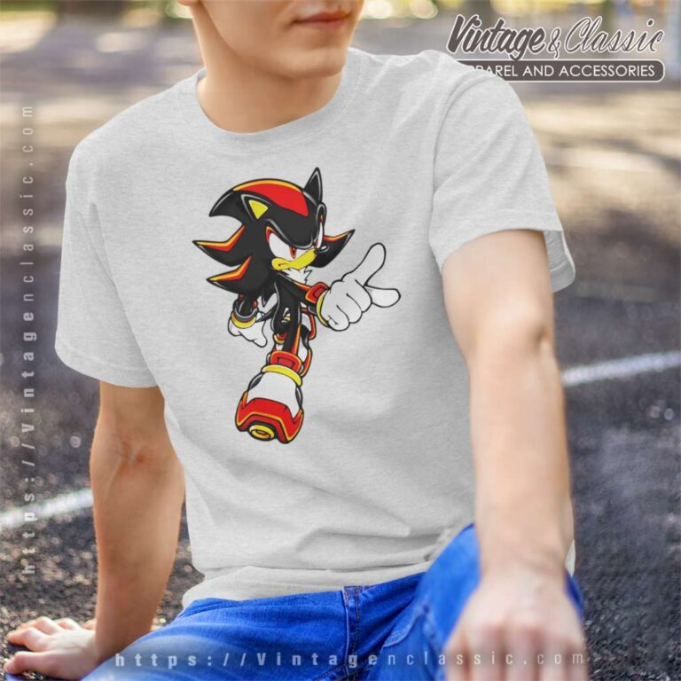 Sonic Art Assets Shadow Hedgehog 5 T Shirt Sonic Art Assets Shadow Hedgehog 5 T Shirt