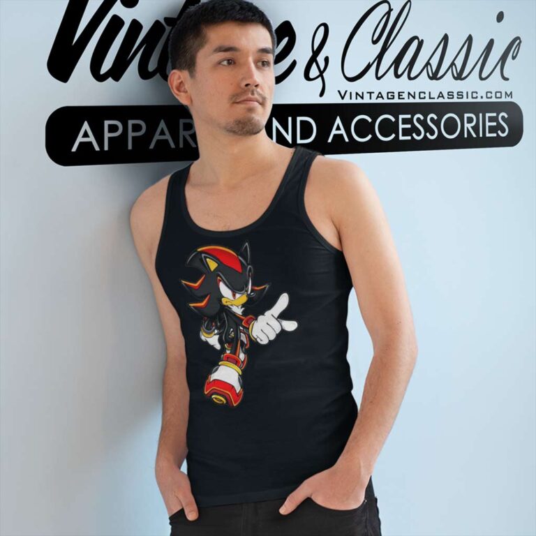 Sonic Art Assets Shadow Hedgehog 5 Tank Top Racerback Sonic Art Assets Shadow Hedgehog 5 Tank Top Racerback