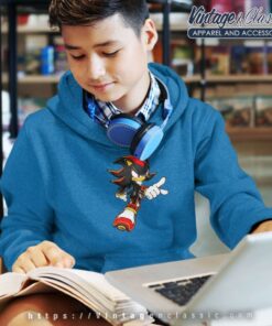 Sonic Art Assets Shadow Hedgehog 5 kids Hoodie