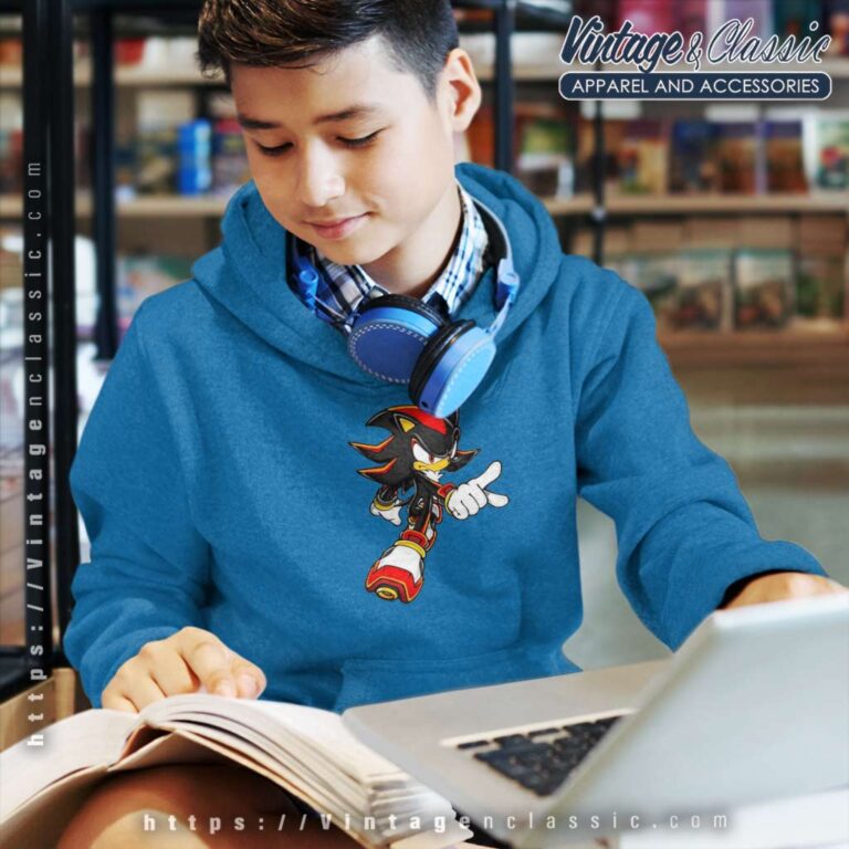 Sonic Art Assets Shadow Hedgehog 5 kids Hoodie Sonic Art Assets Shadow Hedgehog 5 kids Hoodie