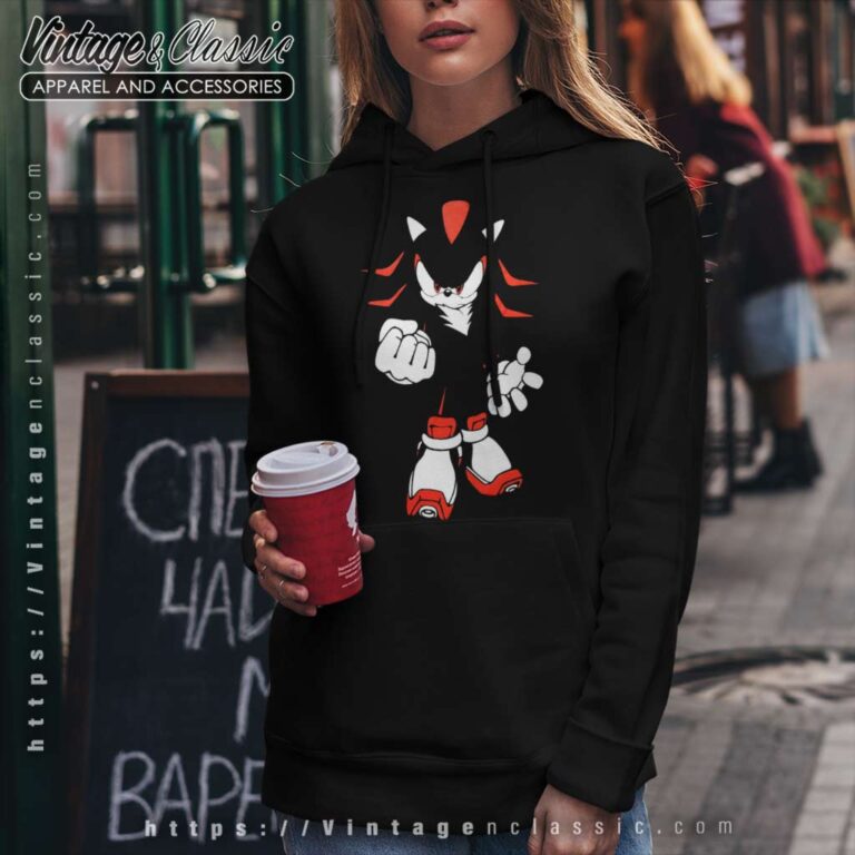 Sonic The Hedgehog Shadow Hoodie Sonic The Hedgehog Shadow Hoodie