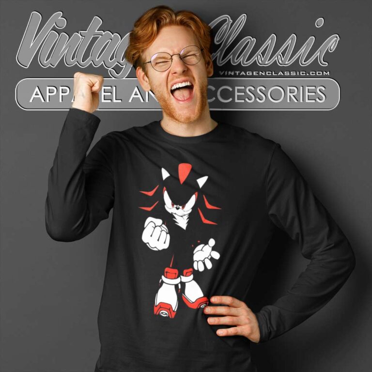 Sonic The Hedgehog Shadow Long Sleeve Tee Sonic The Hedgehog Shadow Long Sleeve Tee