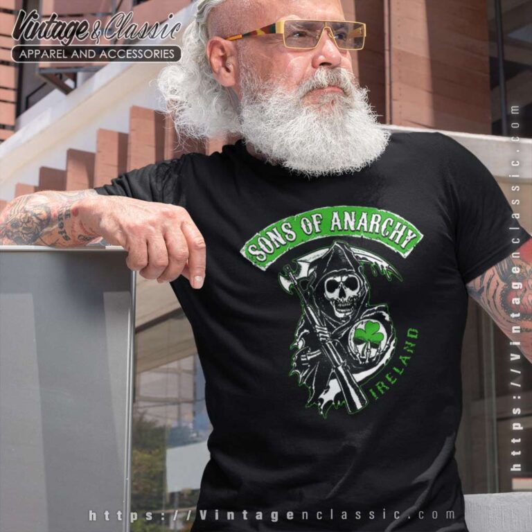 Sons Of Anarchy Ireland Irish Mens T Shirt Sons Of Anarchy Ireland Irish Mens T Shirt