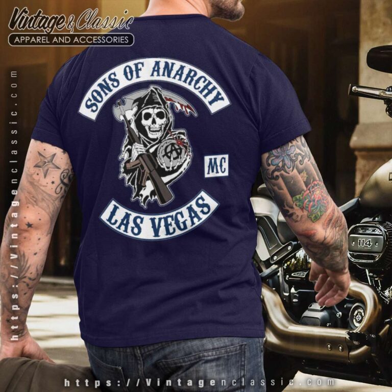 Sons Of Anarchy Mc Las Vegas T shirt Backside 1 Sons Of Anarchy Mc Las Vegas T shirt Backside 1