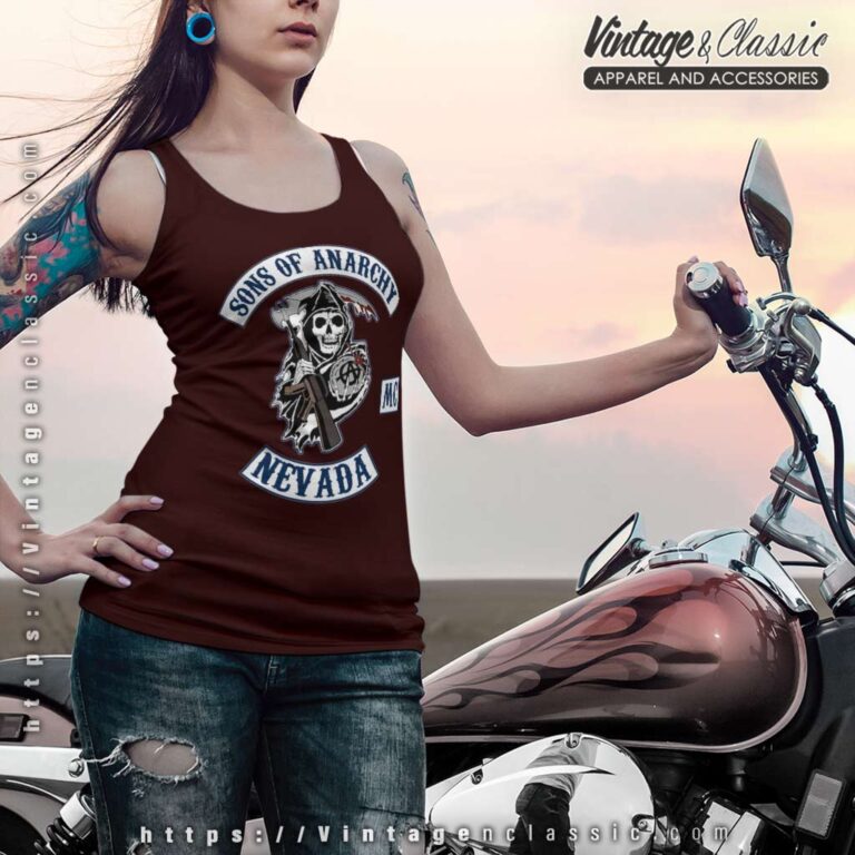 Sons Of Anarchy Mc Nevada Raceback Tank Sons Of Anarchy Mc Nevada Raceback Tank