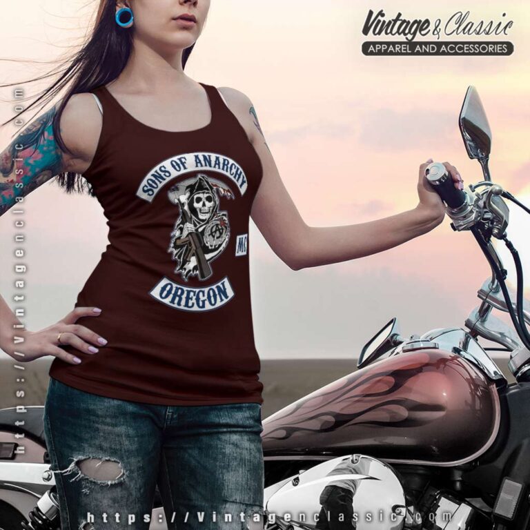Sons Of Anarchy Mc Oregon Raceback Tank Sons Of Anarchy Mc Oregon Raceback Tank