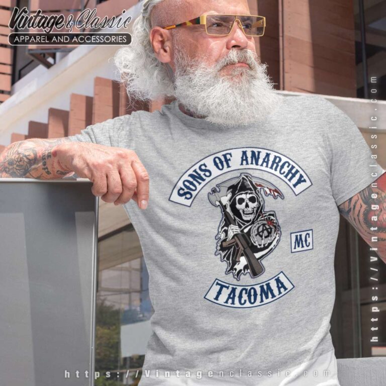Sons Of Anarchy Mc Tacoma Biker T shirt Sons Of Anarchy Mc Tacoma Biker T shirt
