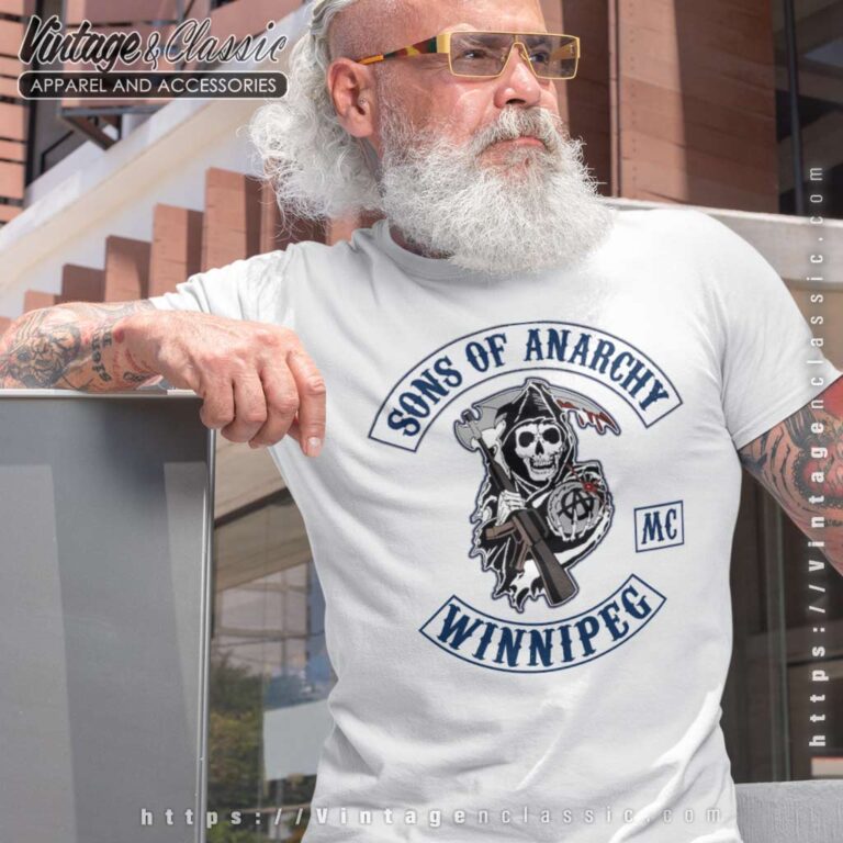 Sons Of Anarchy Mc Winnipeg Biker T shirt Sons Of Anarchy Mc Winnipeg Biker T shirt